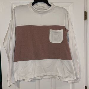 Large Croft & Barrow, mock neck sweater
